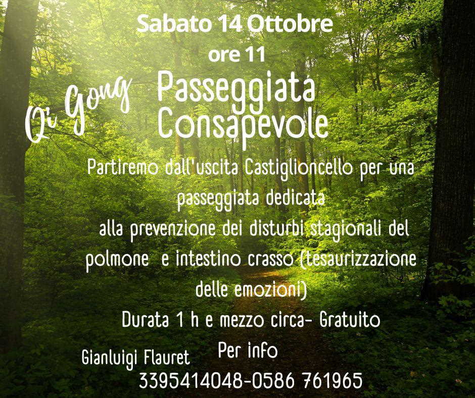 Passeggiata di autocura consapevole con Gianluigi Flauret Passeggiata di autocura consapevole con Gianluigi Flauret