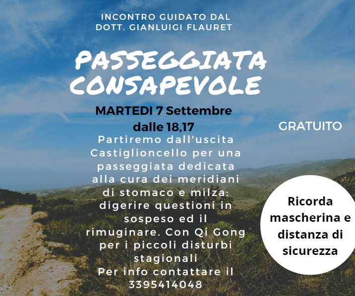 Passeggiata di autocura consapevole col Dr. Flauret