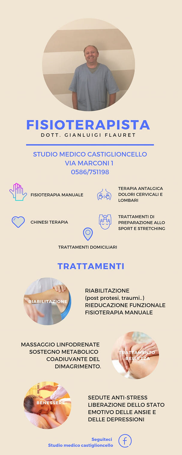 castiglioncello fisioterapista linfodrenaggio massaggi benessere livorno