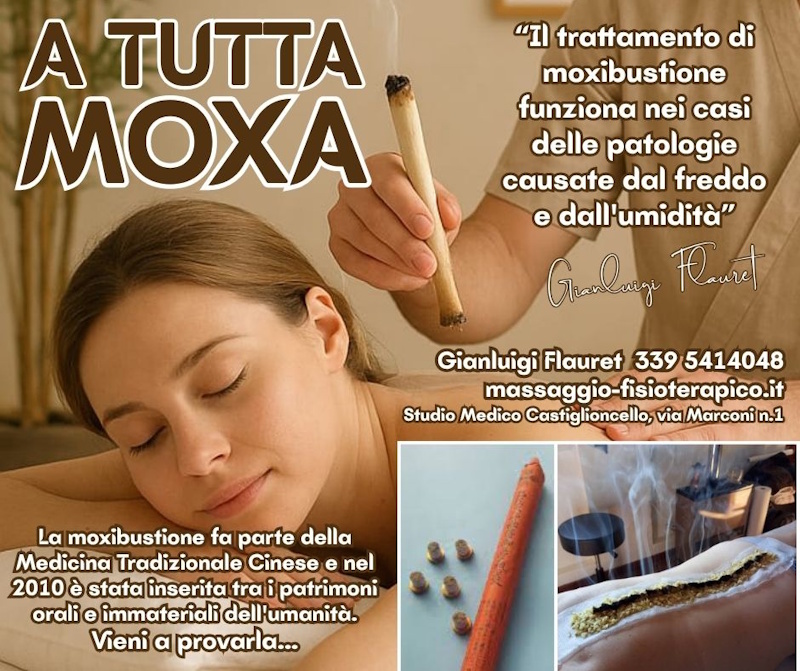 moxa moxibustione a Castiglioncello con Gianluigi Flauret